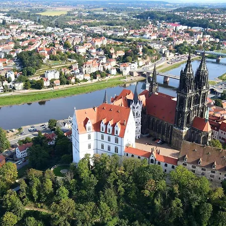 Apartmán Palais - Altstadt, Balkon Richtung Weinberge, Nahe Burg 2sz Meißen