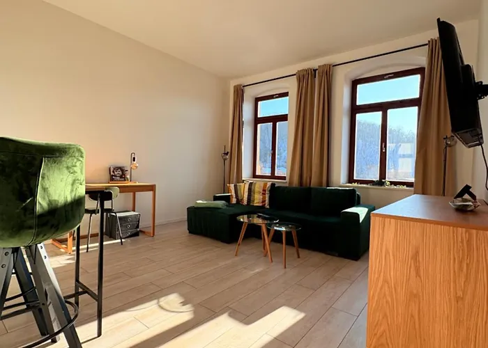 Palais - Altstadt, Balkon Richtung Weinberge, Nahe Burg 2sz Apartmán Meißen