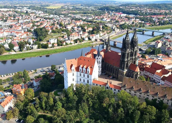 Apartmán Palais - Altstadt, Balkon Richtung Weinberge, Nahe Burg 2sz Meißen